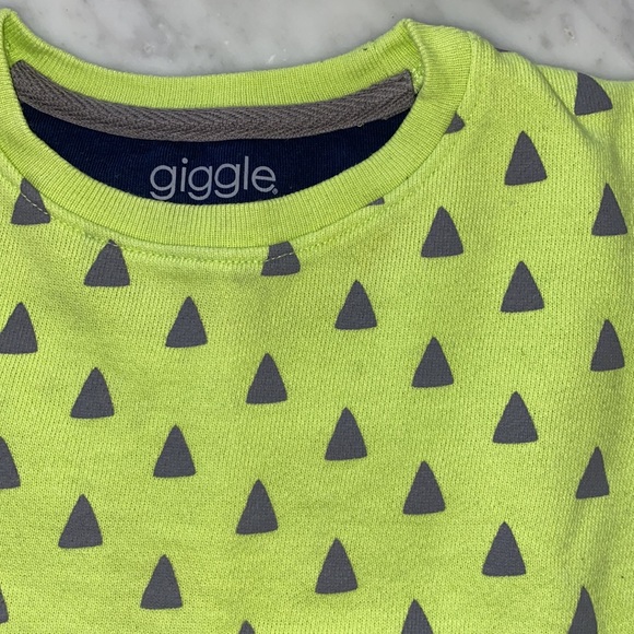 Giggle French Terry Graphic Print Sweatshirt - Picture 2 of 3